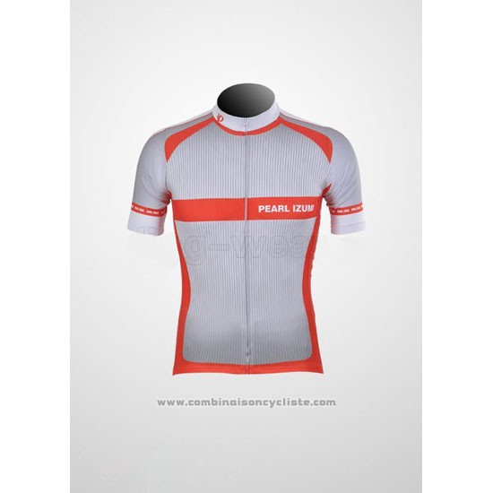 2011 Maillot Cyclisme Pearl Izumi Rouge et Gris Manches Courtes et Cuissard